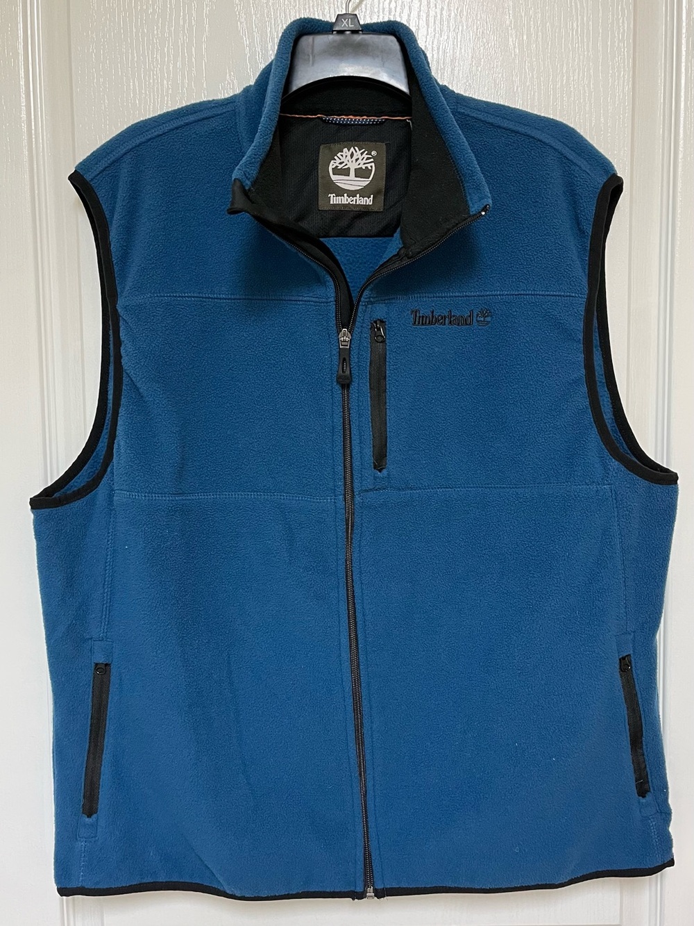 Timberland Blue Men's Full-Zip Fleece Vest